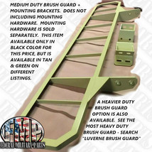 Brush Guard Md + Brackets (No Hardware) Military Humvee M998 Black Hummer H1 - $694.31