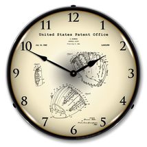 Baseball Glove 1962 Patent Backlit LED Lighted Clock - £127.03 GBP