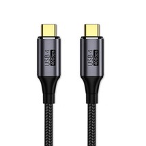 Usb4 Cable 40Gbps With 100W Charging And 8K@60Hz 5K@60Hz Usb4.0 Compatible With  - £28.73 GBP