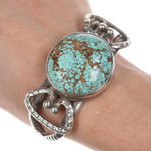 7&quot; c1930&#39;s Navajo #8 Turquoise silver bracelet - $2,073.80