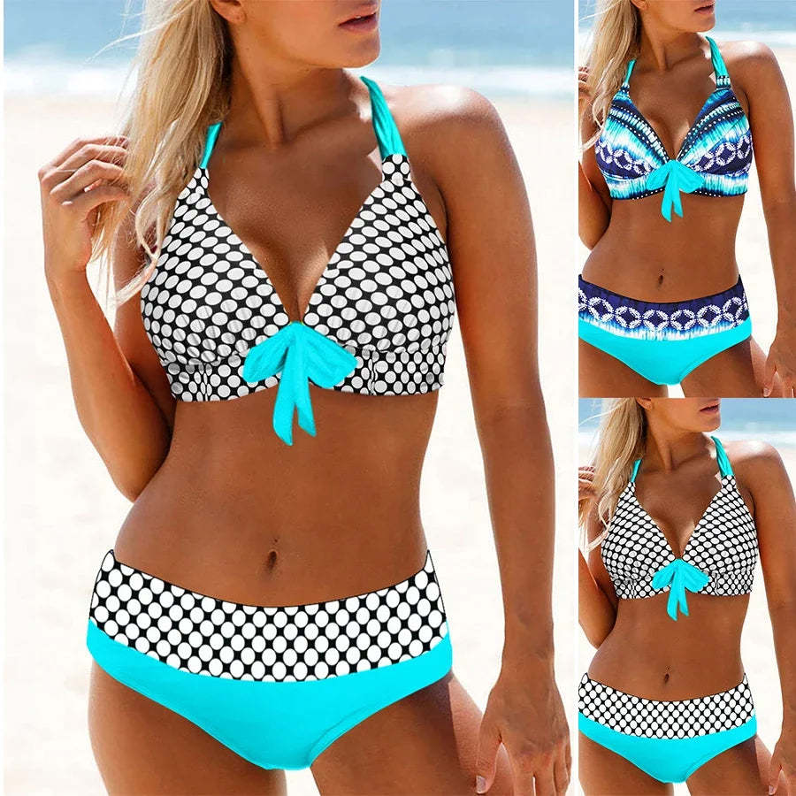 Tank Top Quadrangle Pants Two Piece Swimwear