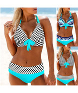 Tank Top Quadrangle Pants Two Piece Swimwear - $25.95+