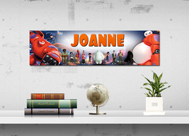 Big Hero 6 - Personalized Name Poster, Customized Wall Art Banner, Frame Option - £14.61 GBP+