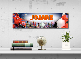 Big Hero 6 - Personalized Name Poster, Customized Wall Art Banner, Frame Option - $18.00+