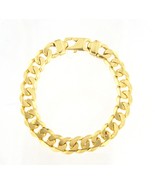 9&quot; Men&#39;s Bracelet 10kt Yellow Gold 391185 - £1,974.61 GBP