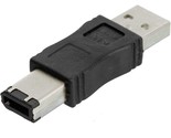 Firewire Ieee 1394 6 Pin Male To Usb A Male Convertor Jack M/M Adapter - £15.79 GBP