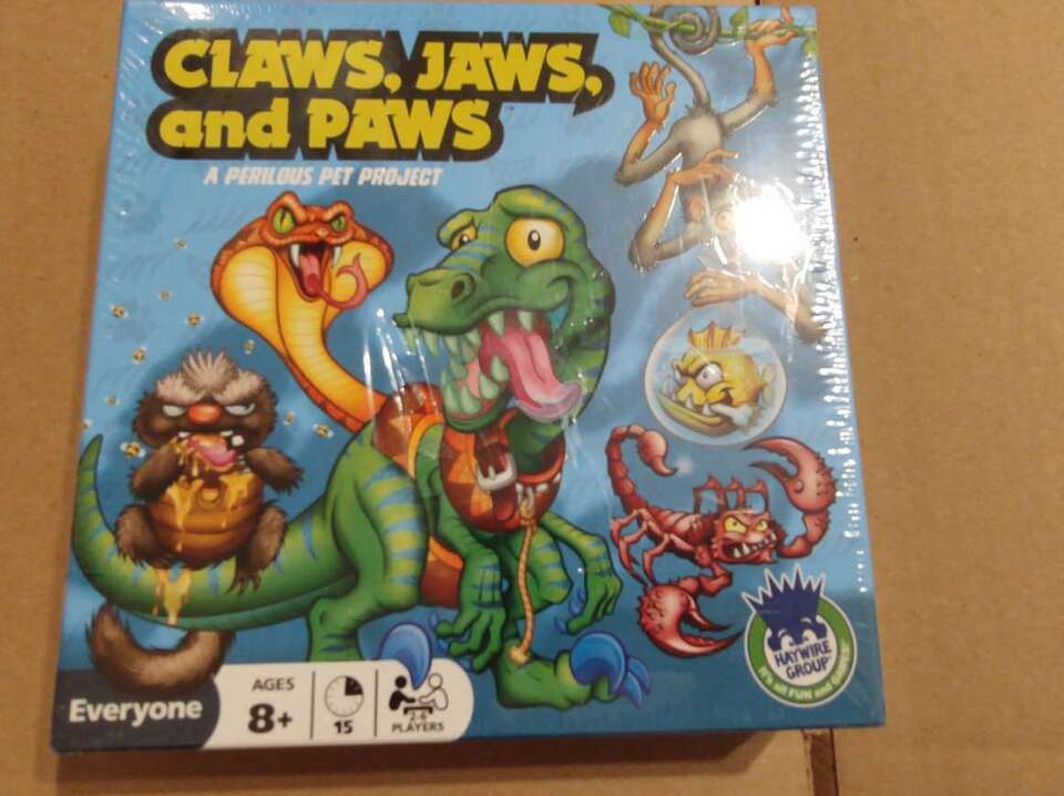 HAYWIRE GROUP Claws, Jaws, and Paws Board Game SEALED 2016 - £7.38 GBP