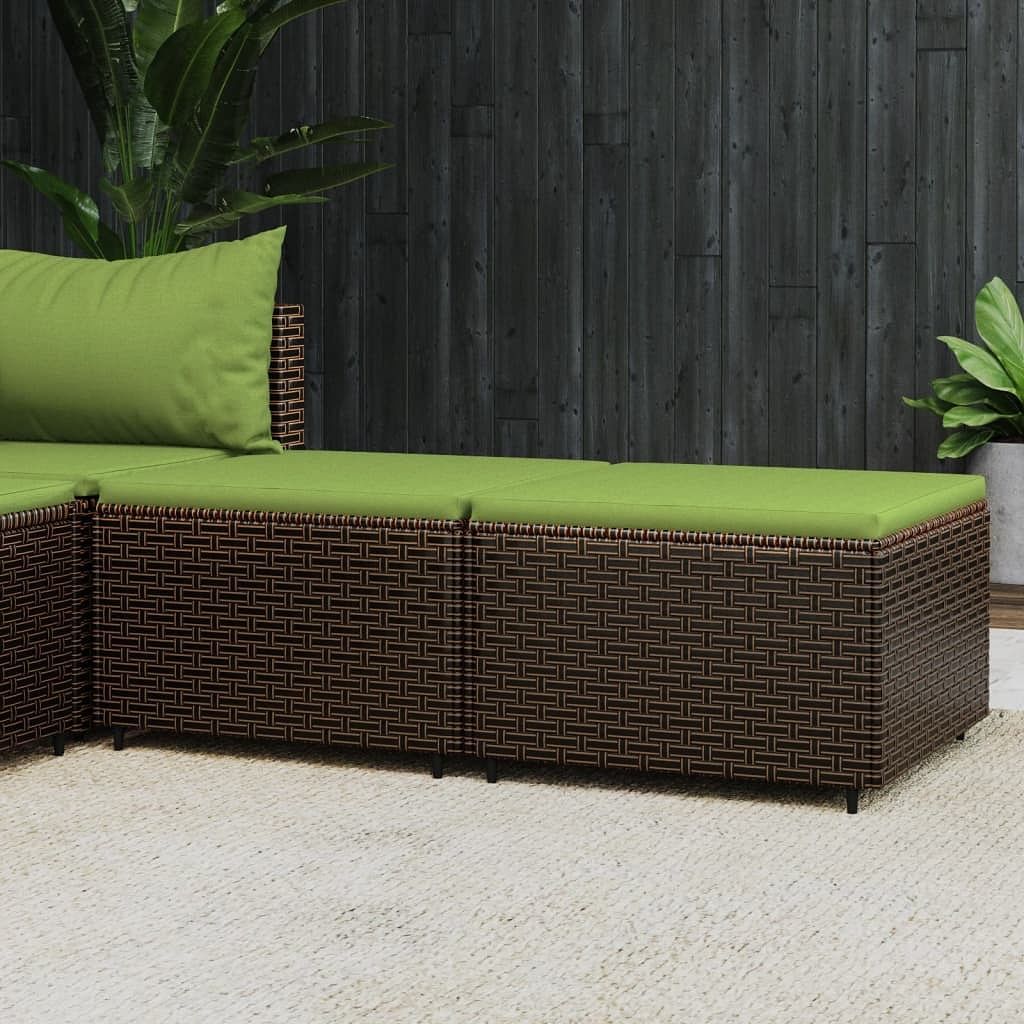 vidaXL Patio Footrest Set of 2 Brown - $208.61
