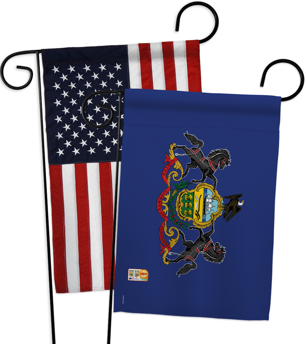 Pennsylvania - Impressions Decorative USA - Applique Garden Flags Pack - GP19153 - $30.97