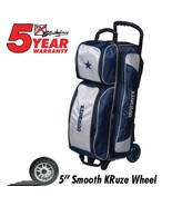 KR Dallas Cowboys 3 Ball Premium Triple Roller NFL Bowling Bag - $209.95