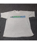 Minnesota Timberwolves T Shirt Adult Large Gray Short Sleeve NBA Crew NEck - $18.47