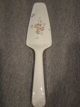 Vintage Mikasa China Cake Server Pink Rose Floral - $7.96 CAD