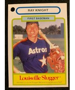 Vintage 1980&#39;s Louisville Slugger Ray Knight Bat Glove Tag Card - £10.97 GBP
