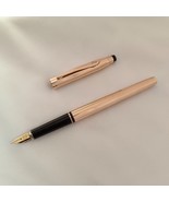 Cross 14kt Gold Filled Fountain Pen Made in Ireland - £186.46 GBP