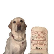 Personalized Pet Santa Sack, Dog Santa Bag, Pet Christmas sack Pet Chris... - $17.63