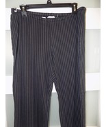 Daisy Fuentes Black Striped Lounge Pants Sleepwear Size M Women&#39;s - $26.20 CAD