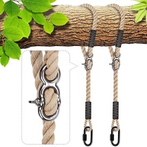 Tree Swing Ropes, Hammock Tree Swings Hanging Straps, Adjustable Extendable, For - £30.36 GBP