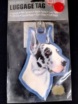 Great Dane Dog Breed Westport Luggage Tag Sports Dance Gym Golf Backpack... - $11.65