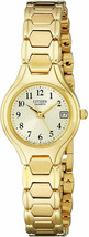 Citizen EU2252-56P Yellow Gold Tone Champagne Dial Womens Classic Dress ... - $130.00