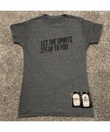 Jim Beam Let the Spirits Speak to You Women&#39;s T-Shirt Whiskey Distillery... - $12.95