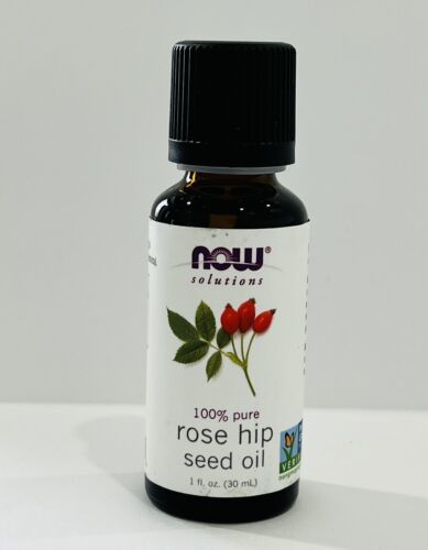 Rose Hip Seed Oil 1 oz   by Now Foods Now Essentials 100% Pure Non GMO Verified - $11.39