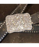 Nocosta leather bling buckle rhinestone belt M - $848.71 MXN