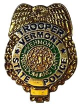 Vermont State Police Trooper Badge Hat Cap Lapel Pin PO-546 (1) - £4.98 GBP+