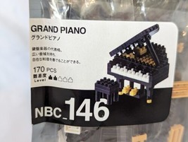 Nanoblock Grand Piano Building Block Mini Set NBC146 170 Pcs KAWADA Small - $29.23