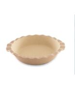 Deep Dish Pie Plate - Taupe - Glazed Stoneware - $89.05