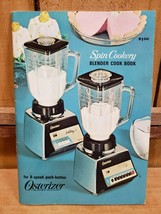 VINTAGE 1968 Osterizer Liquefier-Blender Spin Cookery Blender Cook Book 8-Speed - £15.56 GBP