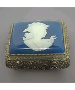 VTG Sankyo Wind Up Musical Trinket Box Gold Tone WORKS  3.5&quot; x 2&quot; Made I... - $27.91 CAD