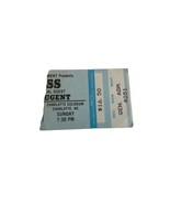 VTG 80s 1988 Kiss Ted Nugent Concert Ticket Charlotte NC Kiss Crazy Nigh... - $15.00
