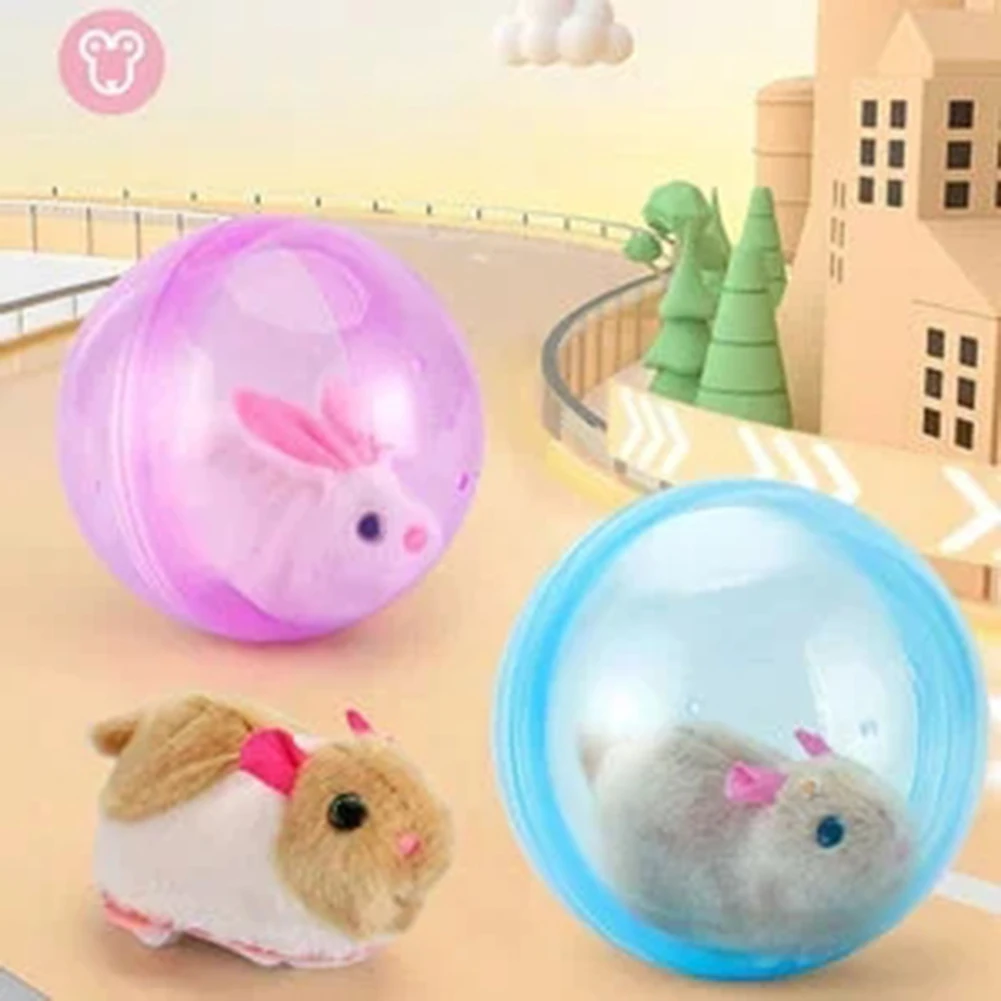 Electric Hamster Running Ball New Lovely Novelty Toy Funny Toddlers Crawling - £12.48 GBP+