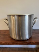 Vollrath Stainless Steel Double Handle Large Stock Stew Pot Lid Cookware... - $116.81