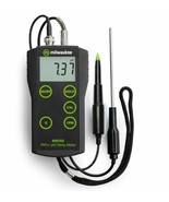 Milwaukee MW102-FOOD PRO+ 2-in-1 pH and Temperature Meter for Food - £215.92 GBP