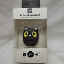 Black Cat Wireless Pet Speaker Fun Novelty Animal Music Listen Audio  - £15.66 GBP