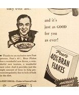 1947 Post Bran Flakes Cereal Advertisement Antique Breakfast Food DWNN20 - €17,09 EUR