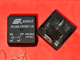 SLDH-12VDC-1A, Automotive Relay, SONGLE Brand New!! - $6.50