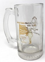 USMC Marine Corps 2005 230th Ball 1st Division Glass w/ Gold Print Mug 5... - $11.87