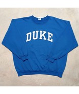 Vintage Duke University Blue Devils Y2K Blue Crew Neck Sweatshirt - Size... - $475.03 MXN