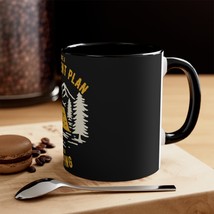 Two-Tone Accent Coffee Mug: Camp Retirement Plan Humor, 11oz White Ceramic - £12.90 GBP