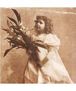 1900s Postcard Two Lilies Sheahan&#39;s Famous Picture Reseltines Pharmacy E83C - €25,75 EUR