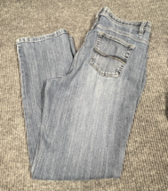 Lee Jeans Womens 18W Blue Denim Pants Comfort Waistband Stretch Casual 3... - $19.86