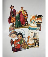 Vintage Thanksgiving Pilgrim Die Cut Collection - $18.67