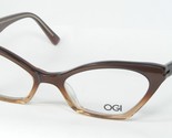 OGI Heritage 7151 1500 Rotbraun Fade Brille Brillengestell 50-18-140mm - £106.09 GBP