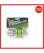 Panic-Proof Inside Knob Lock with Smooth Stainless Steel Finish - Univer... - $960.25 MXN