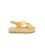 Sandalias planas de plataforma de cuero - €63,79 EUR
