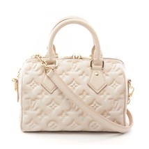 Louis Vuitton Monogram Empreinte Leather Speedy Bandouliere 20 Handbag W One - $3,591.95