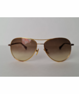 Louis Vuitton Goldtone Monogram Pilote Sunglasses - $399.00