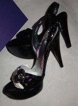Stuart Weitzman Missjane black sandal shoes SZ 41 US SZ 10 new  - £131.33 GBP